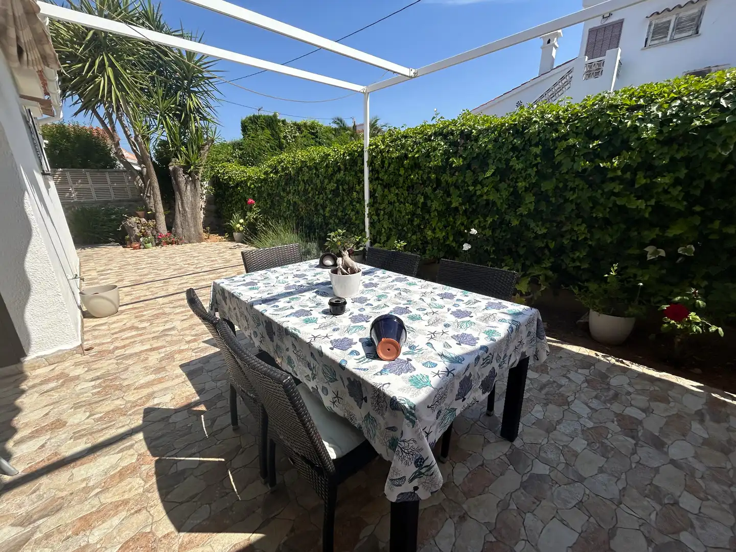 Terrasse von Haus oder Chalet zum Verkauf in Els Poblets mit Klimaanlage, Heizung und Privatgarten