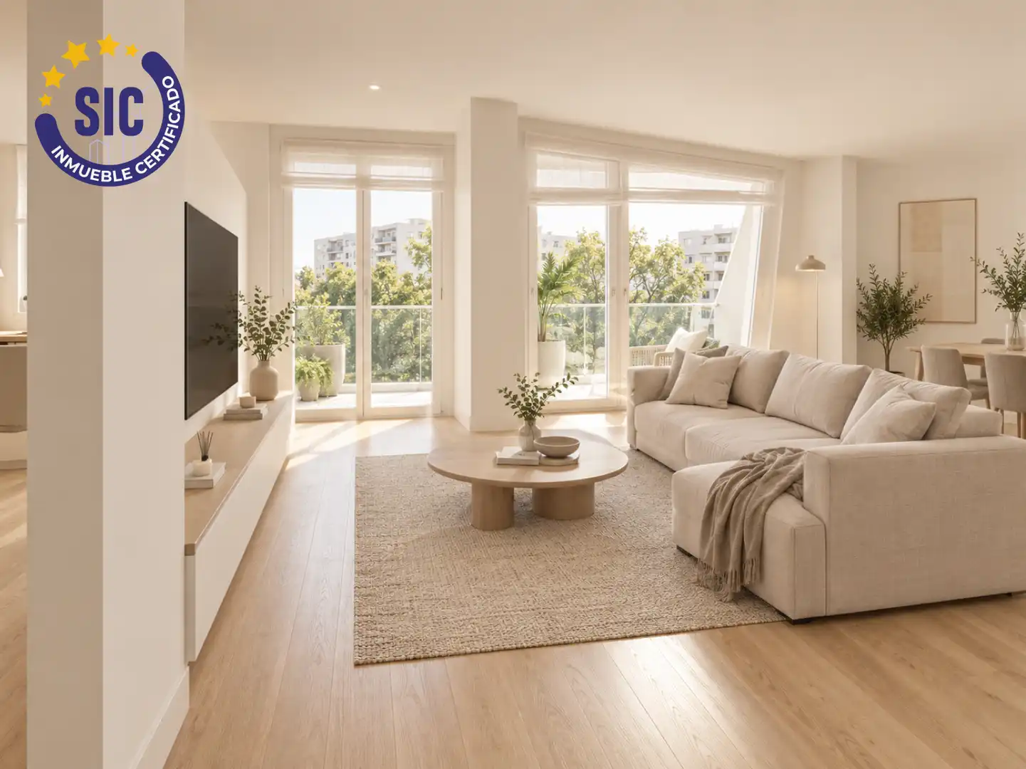 Sala d'estar de Pis en venda en Valencia amb Aire condicionat, Calefacció i Jardí privat