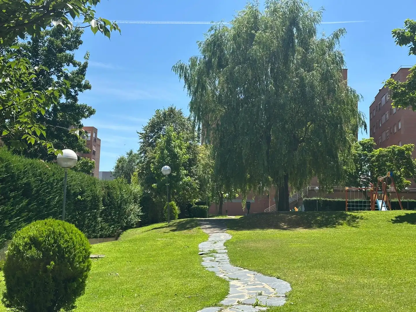 Garden of Flat for rent in Móstoles  with Heating, Terrace and Oven