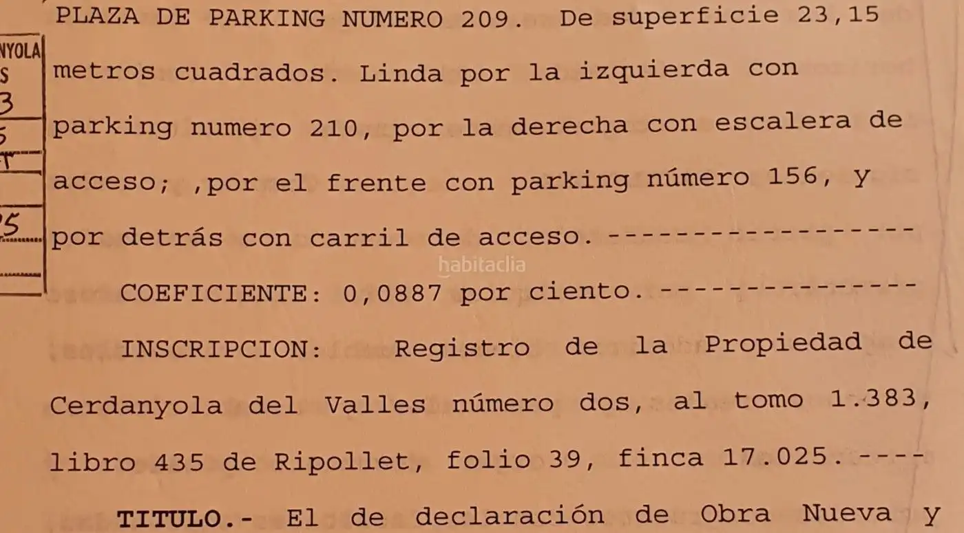 Einzelparkplatz zum Verkauf in Carrer de Santa Rosa 16, imagen 3