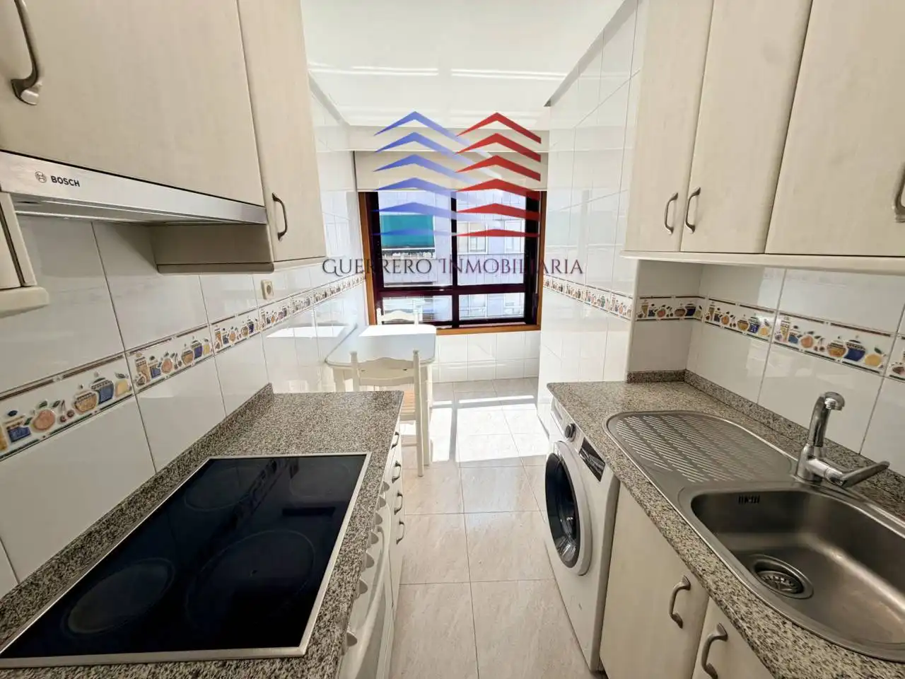 Kitchen of Apartments for rent in Ourense Capital   with Heating, Parquet flooring and Furnished