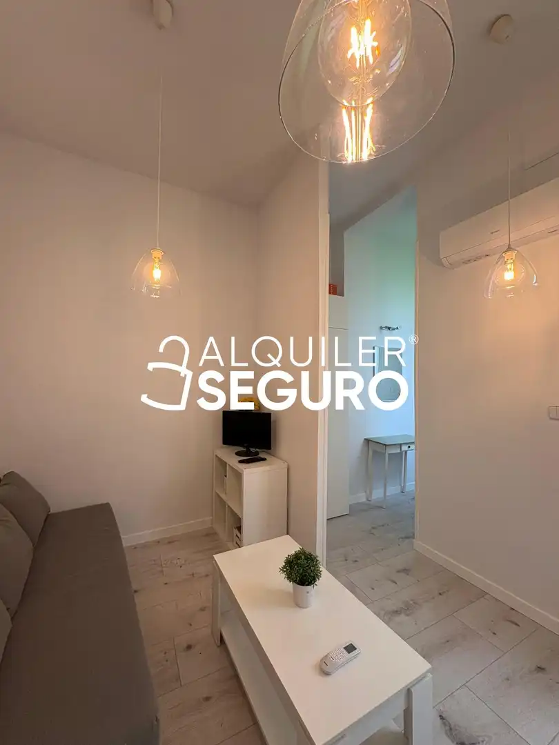 Wohnzimmer von Wohnung zur Miete in Madrid mit Klimaanlage, Heizung und Möbliert