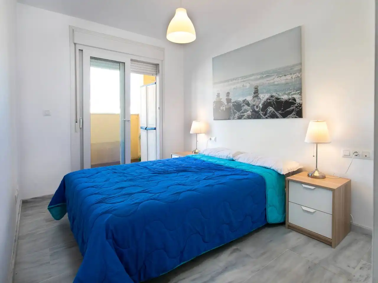 Bedroom of Flat for rent in Rincón de la Victoria  with Air Conditioner, Terrace and Furnished
