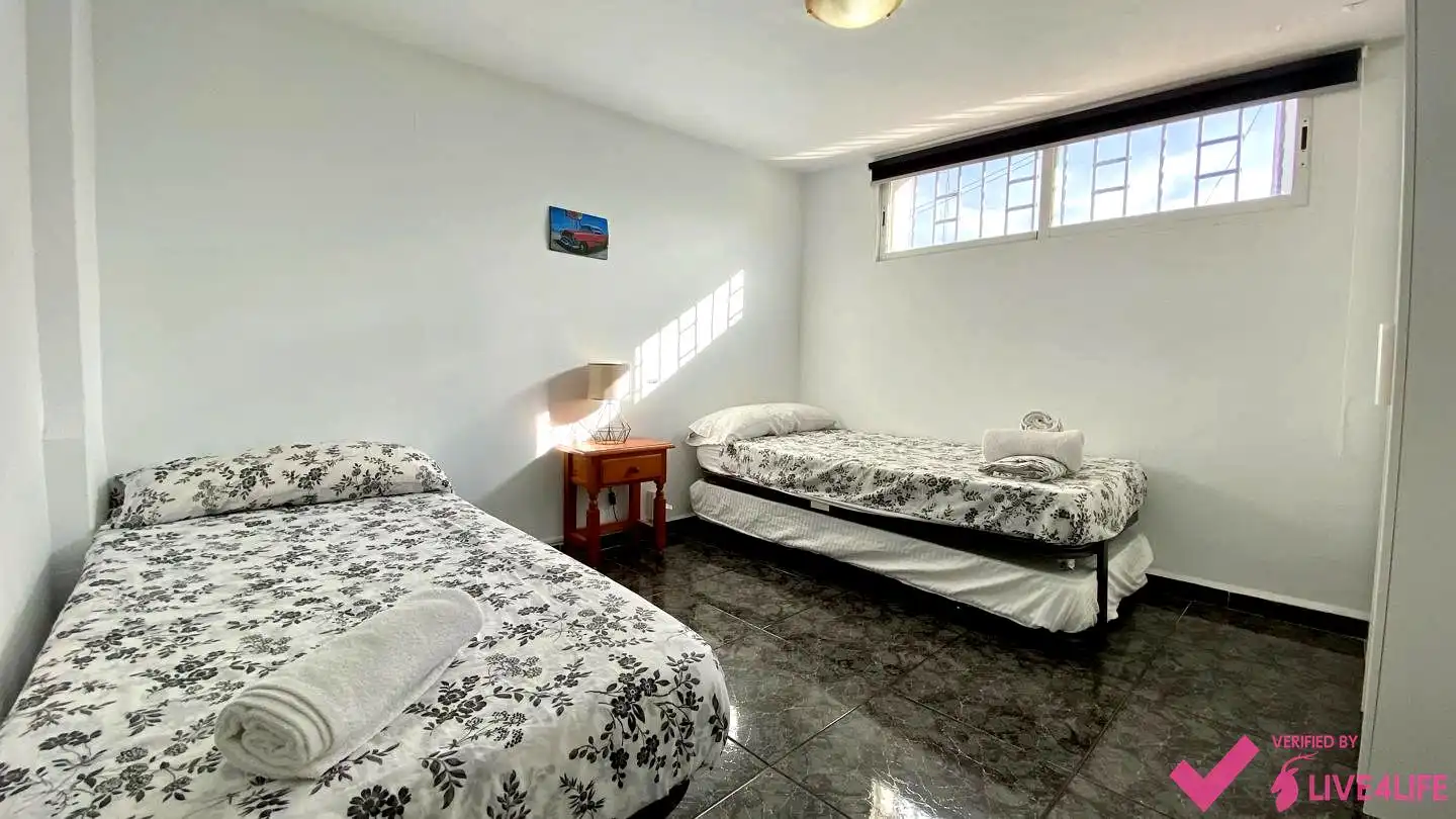 Bedroom of Attic for rent in Valencia  with Air Conditioner, Terrace and Furnished