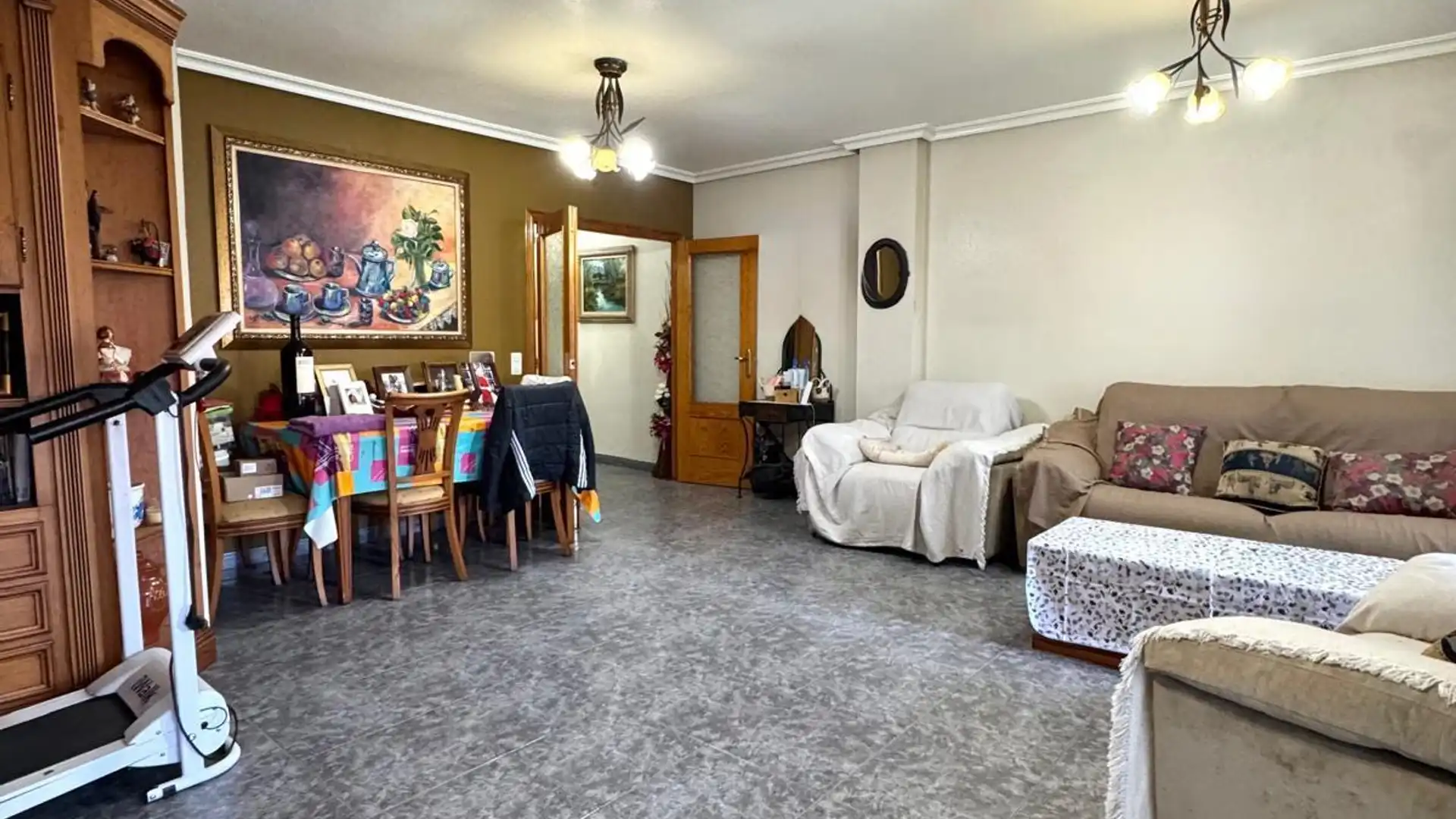 Living room of Flat for sale in Lorca  with Furnished