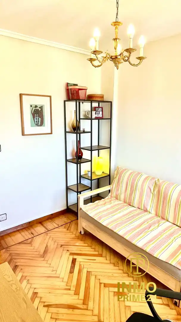 Living room of Flat for rent in Santander  with Heating, Parquet flooring and Furnished