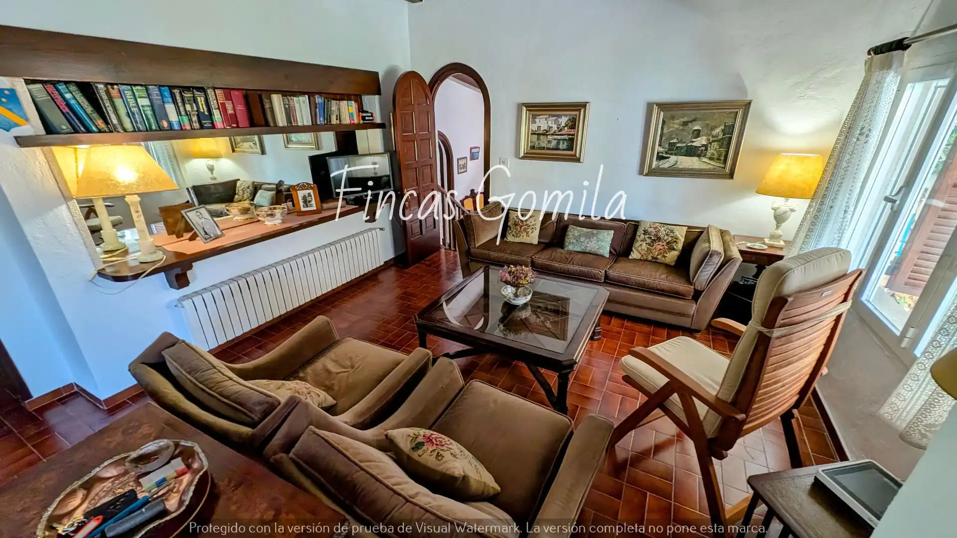 Sala de estar de Casa o chalet en venta en Sant Lluís con Aire acondicionado, Calefacción y Jardín privado
