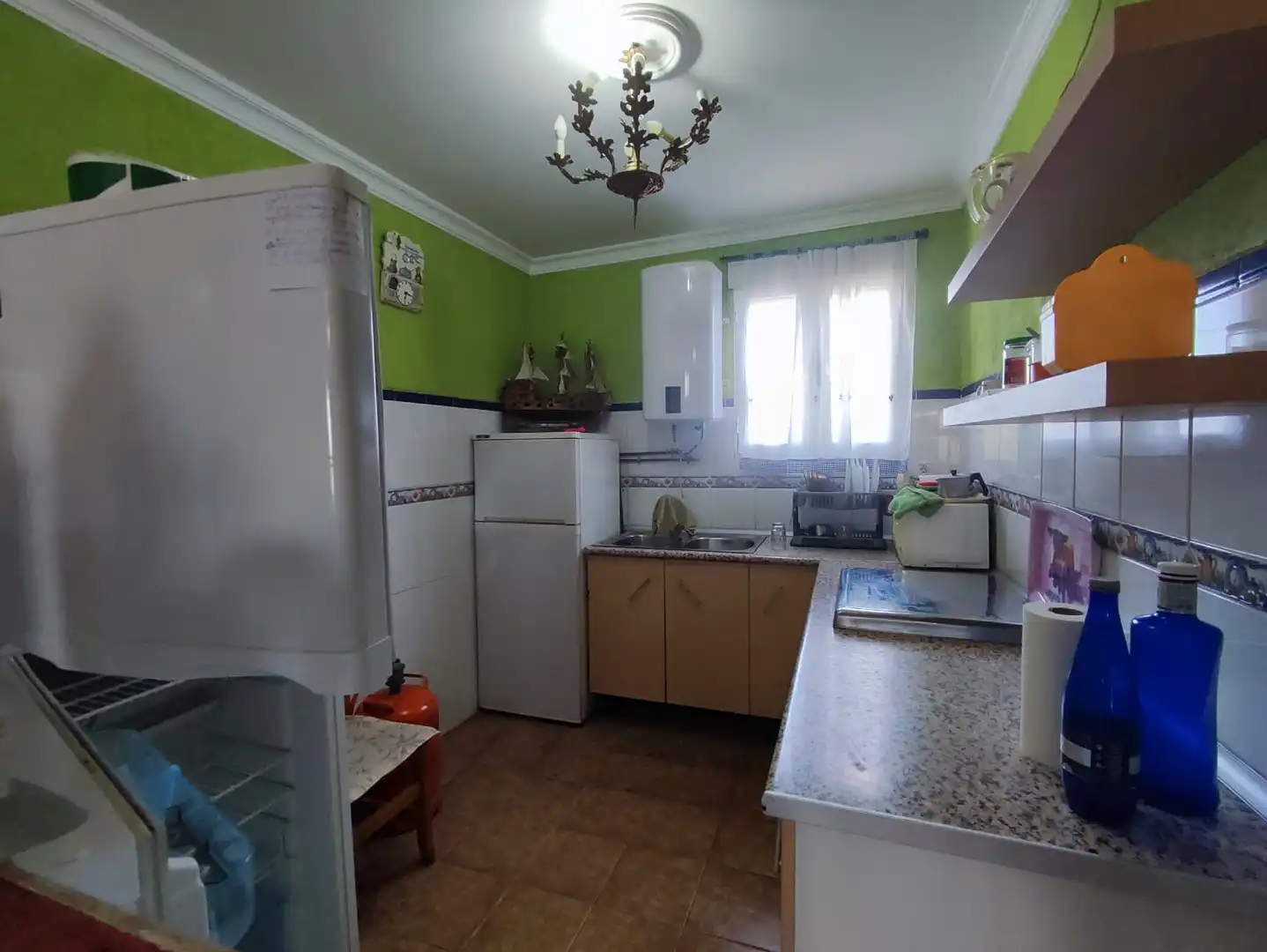 Cocina de Casa o chalet en venta en Manzanares con Aire acondicionado, Jardín privado y Terraza