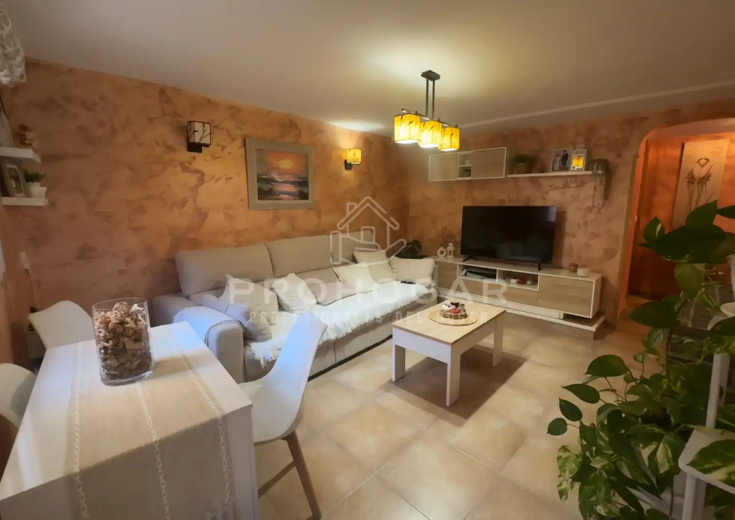 Sala d'estar de Casa o xalet en venda en Colmenar Viejo