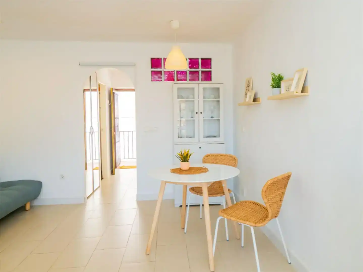 Esszimmer von Wohnung zur Miete in Fuengirola mit Klimaanlage, Möbliert und Balkon