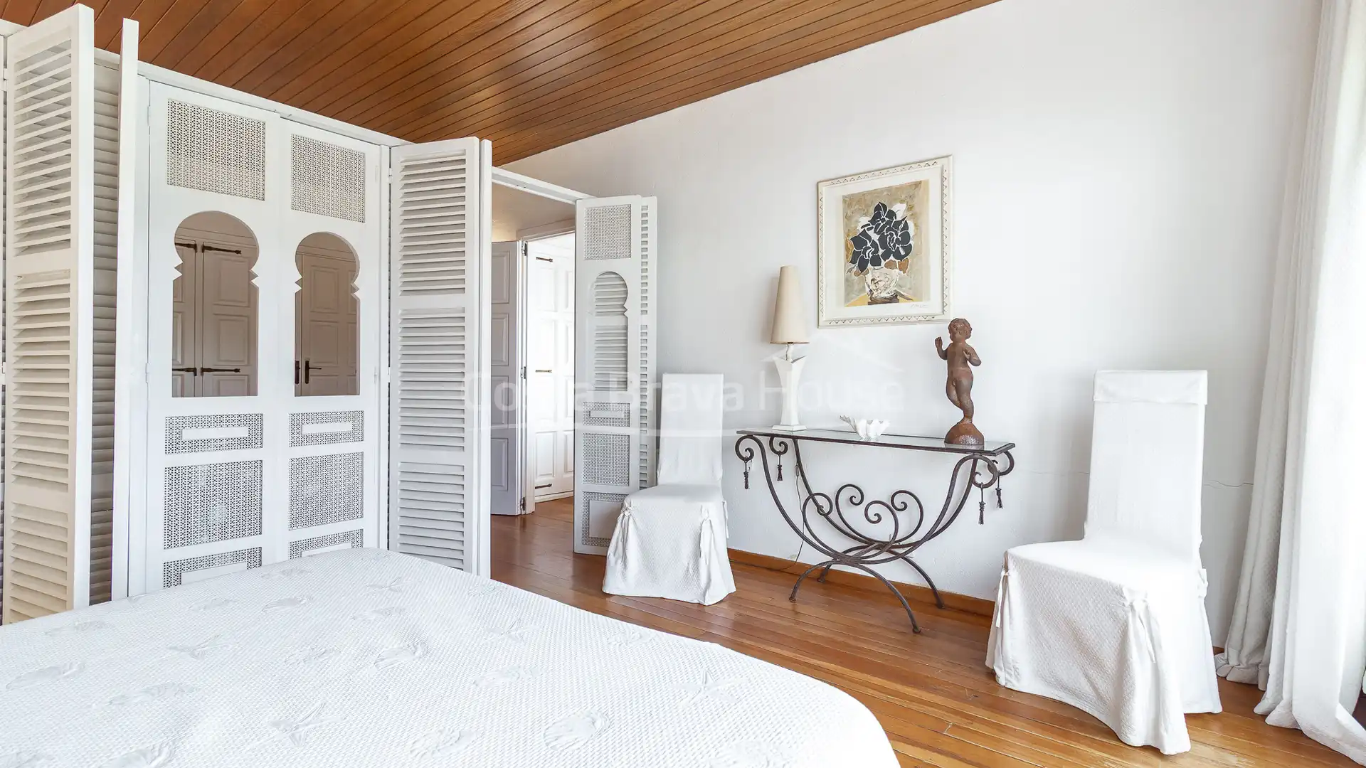 Schlafzimmer von Wohnungen zum Verkauf in Begur mit Klimaanlage, Parkett und Abstellraum
