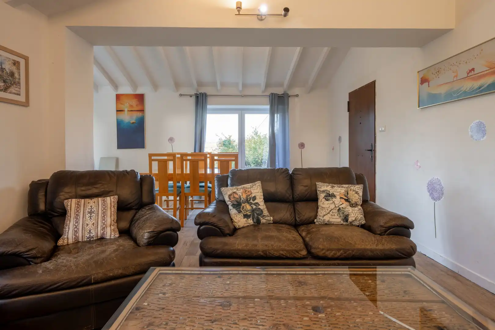 Sala d'estar de Casa o xalet en venda en Fuengirola amb Aire condicionat, Jardí privat i Terrassa