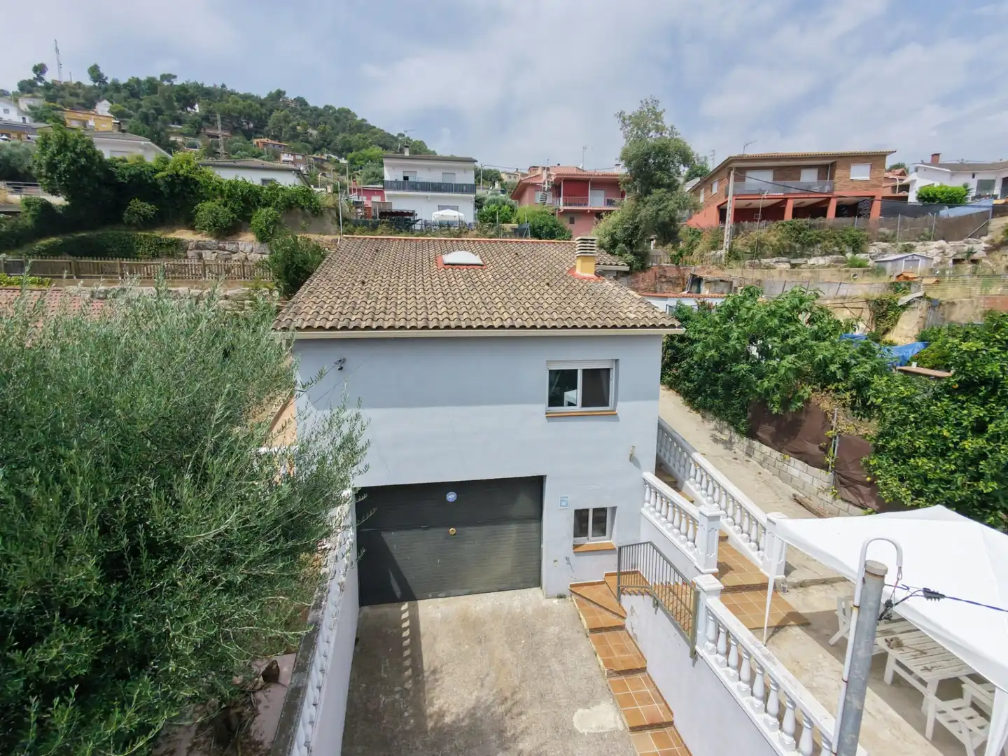 Vista exterior de Casa o xalet en venda en Bigues i Riells del Fai amb Aire condicionat, Calefacció i Jardí privat