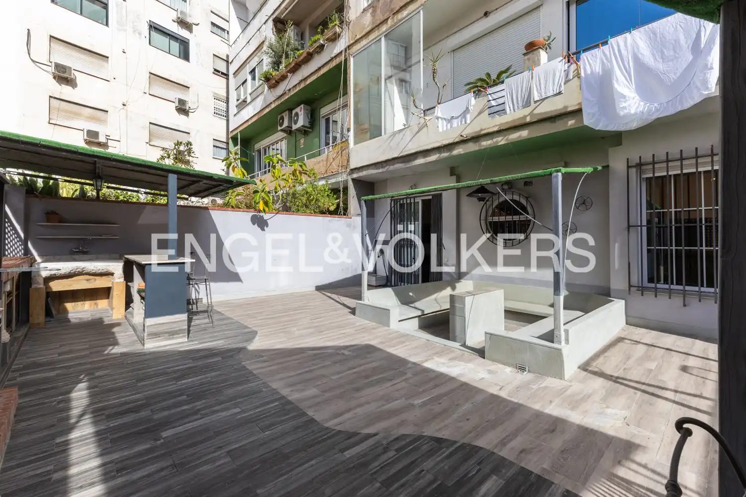 Terrace of Flat for rent in Valencia  with Air Conditioner, Heating and Terrace