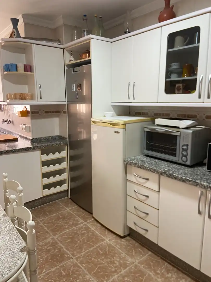 Kitchen of Flat for rent in Málaga  with Air Conditioner, Terrace and Furnished