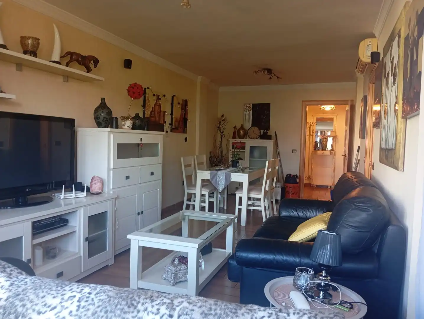 Living room of Flat for sale in Málaga  with Heating and Furnished