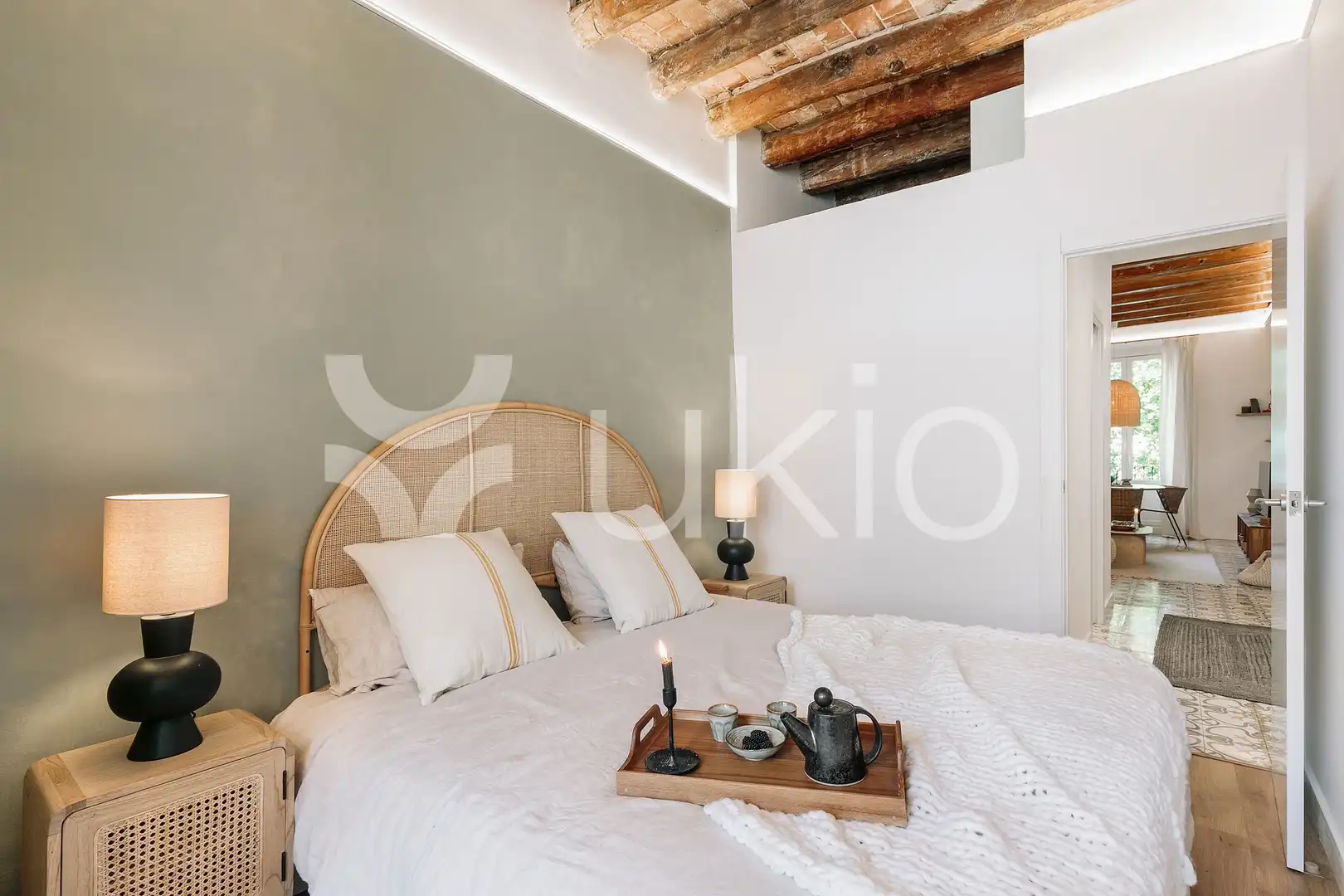 Habitación de Apartamento de alquiler en Barcelona con Aire acondicionado, Calefacción y Terraza