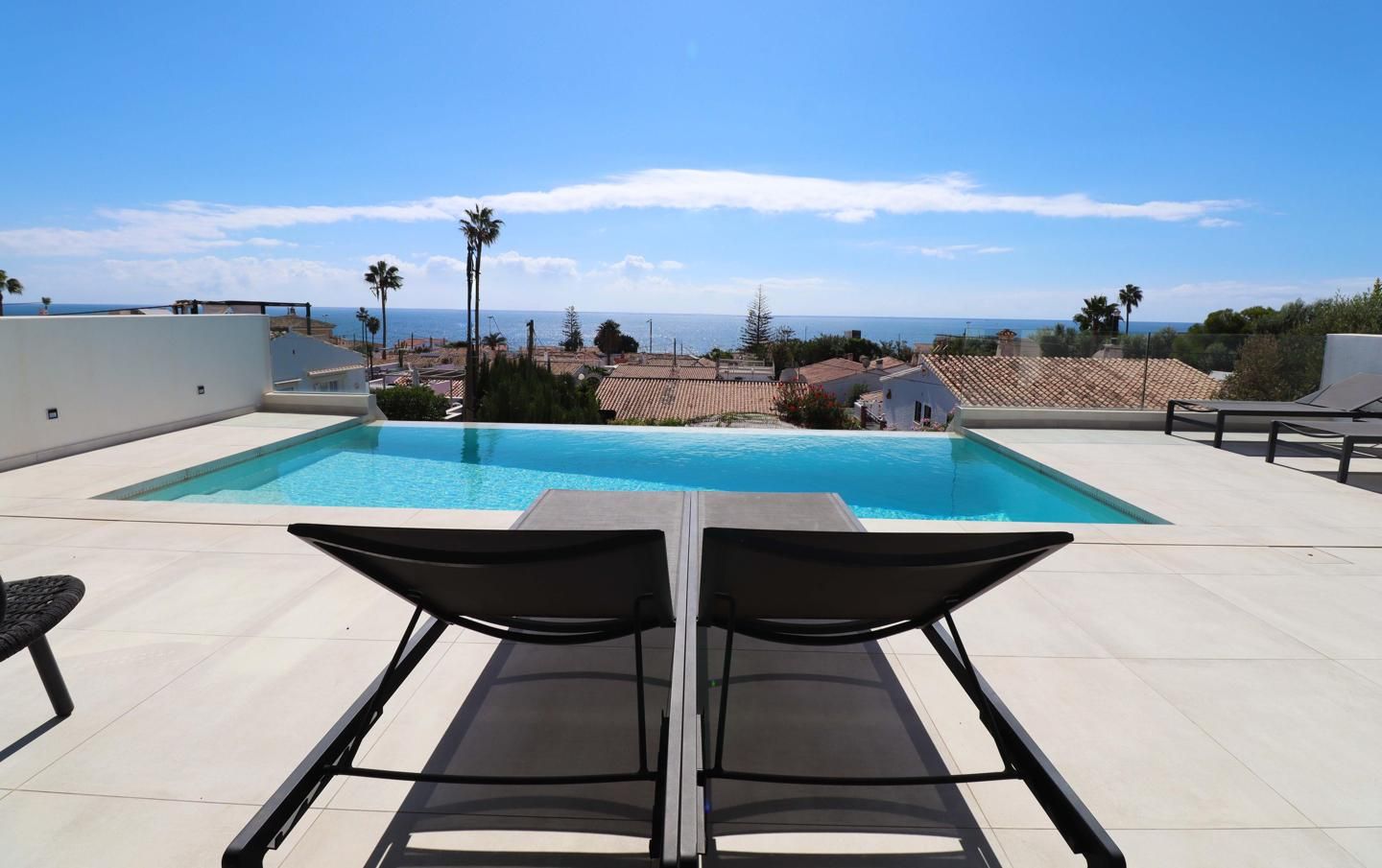 Terrassa de Casa o xalet en venda en Mijas amb Aire condicionat, Calefacció i Jardí privat