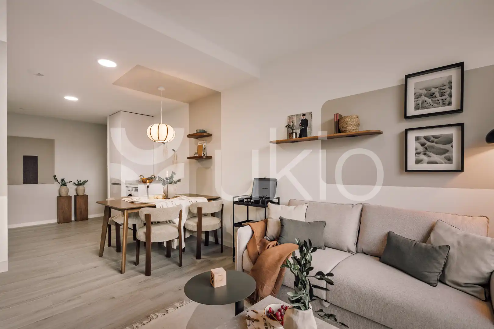 Sala d'estar de Apartament de lloguer en Madrid amb Aire condicionat, Calefacció i Terrassa