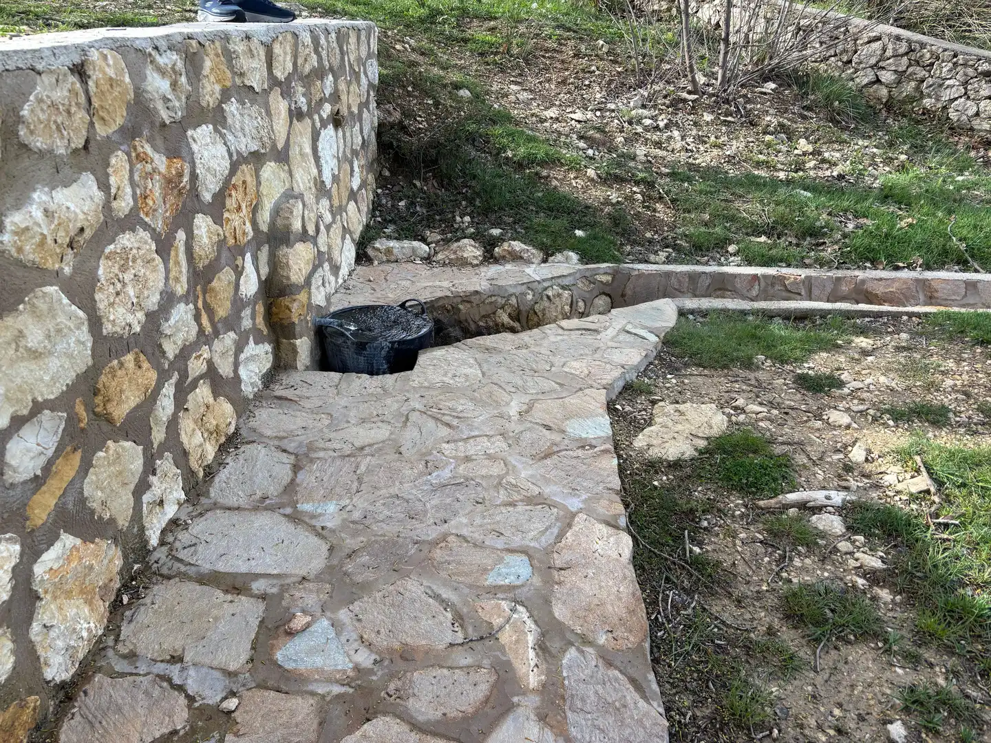 Terraza de Finca rústica en venta en Confrides con Jardín privado