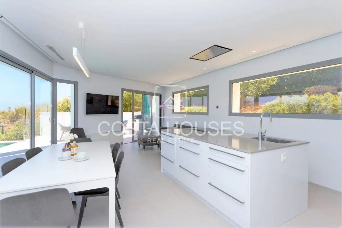 Kitchen of Houses for sale in Jávea / Xàbia  with Air Conditioner, Private garden and Terrace