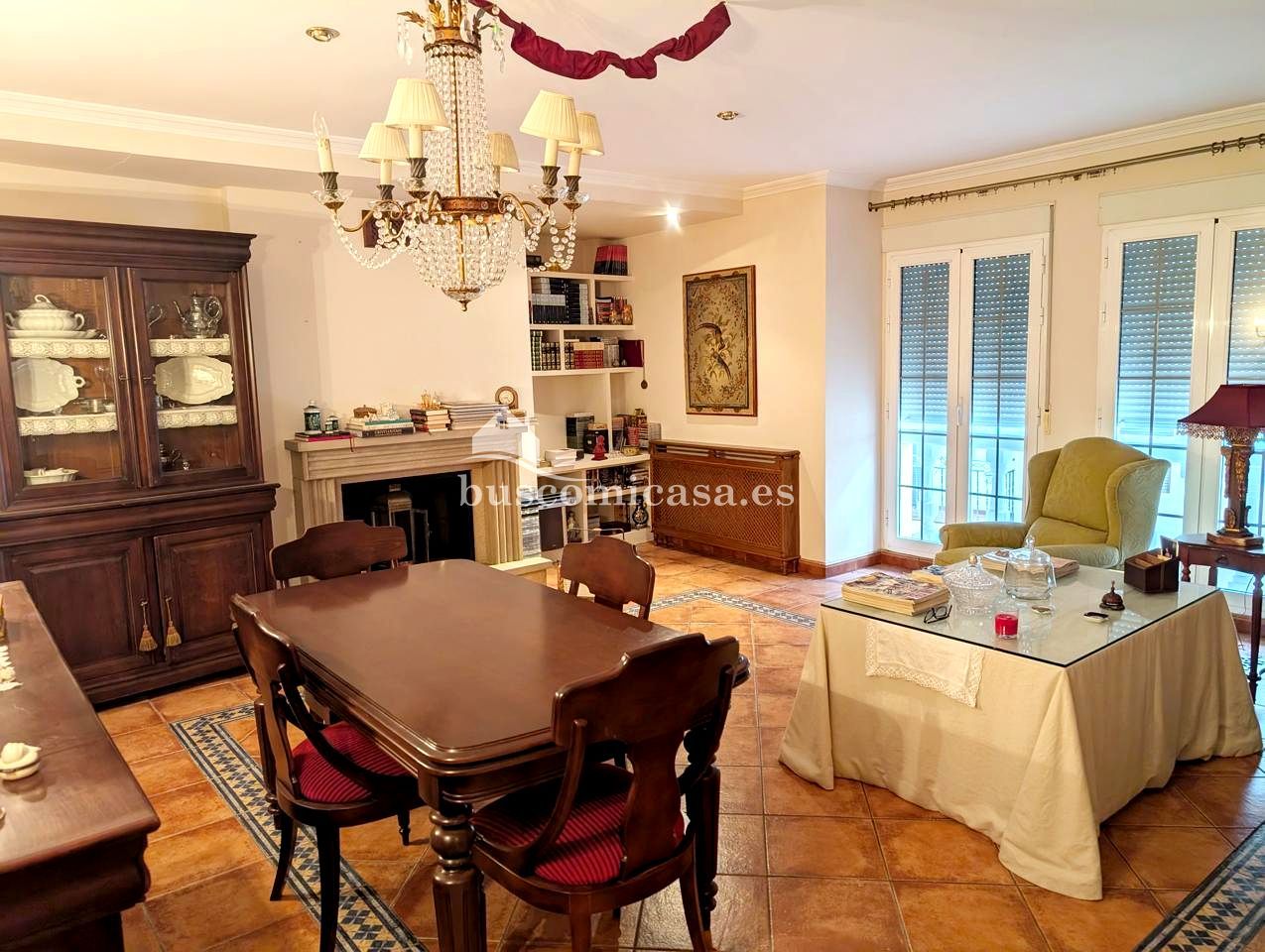 Dining room of Single-family semi-detached for sale in Mengíbar  with Air Conditioner, Heating and Balcony