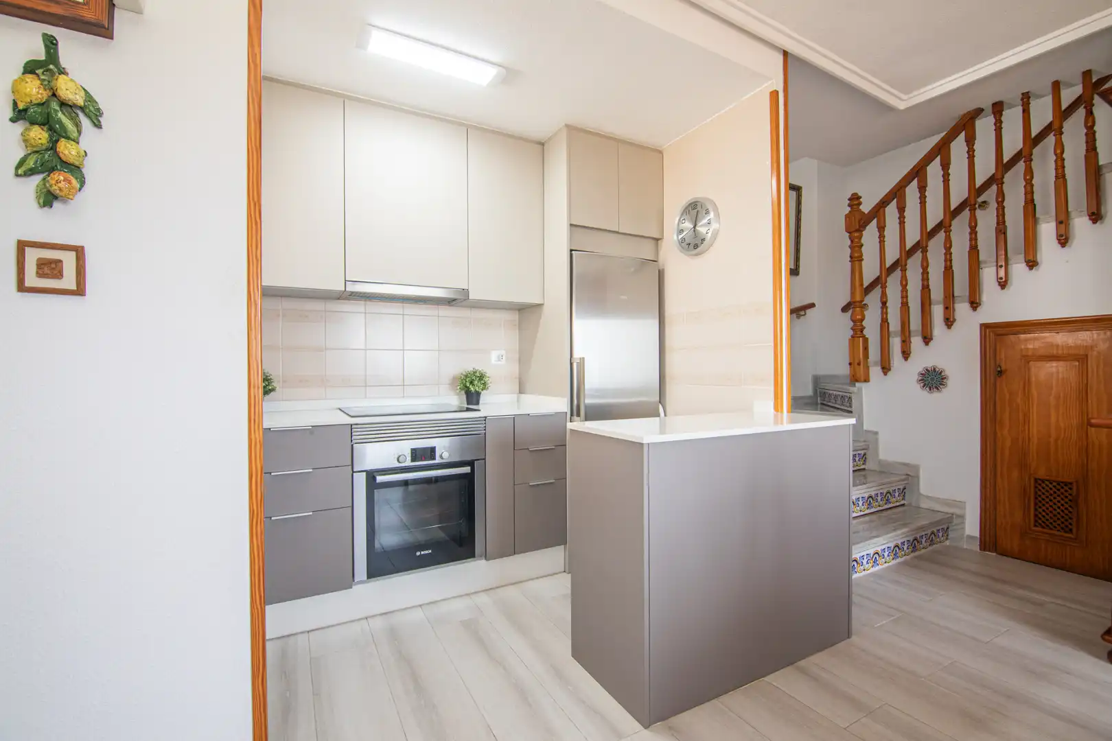 Cocina de Casa adosada en venta en Santa Pola con Aire acondicionado, Terraza y Amueblado