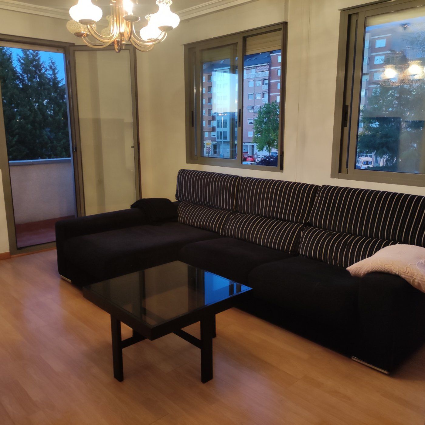 Living room of Flat to rent in Ponferrada  with Heating, Terrace and Storage room