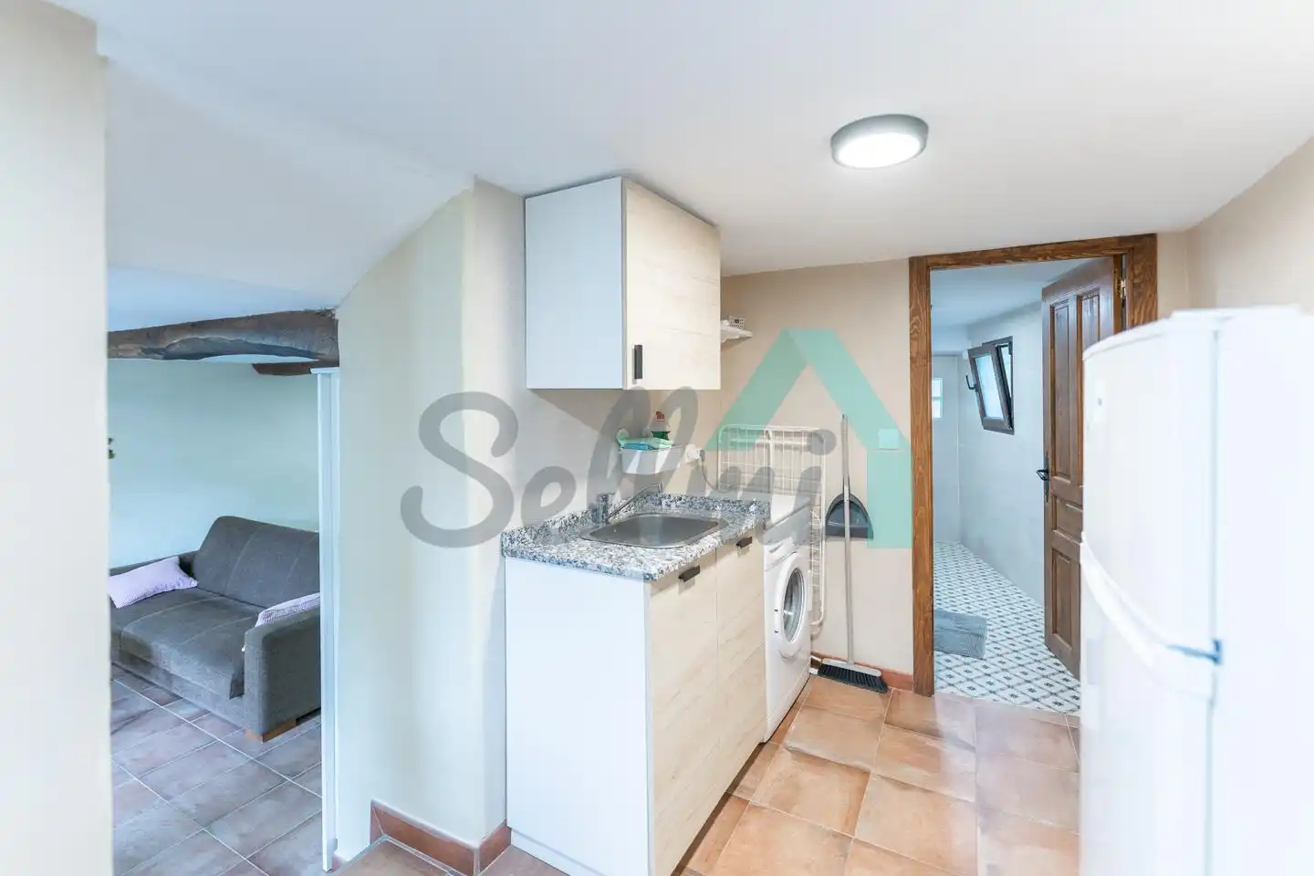Wohnung zur Miete in Salas mit Heizung, Privatgarten und Möbliert