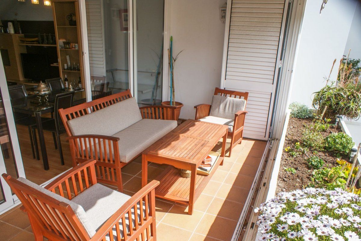 Terrassa de Apartament de lloguer en Castell-Platja d'Aro amb Aire condicionat, Calefacció i Parquet
