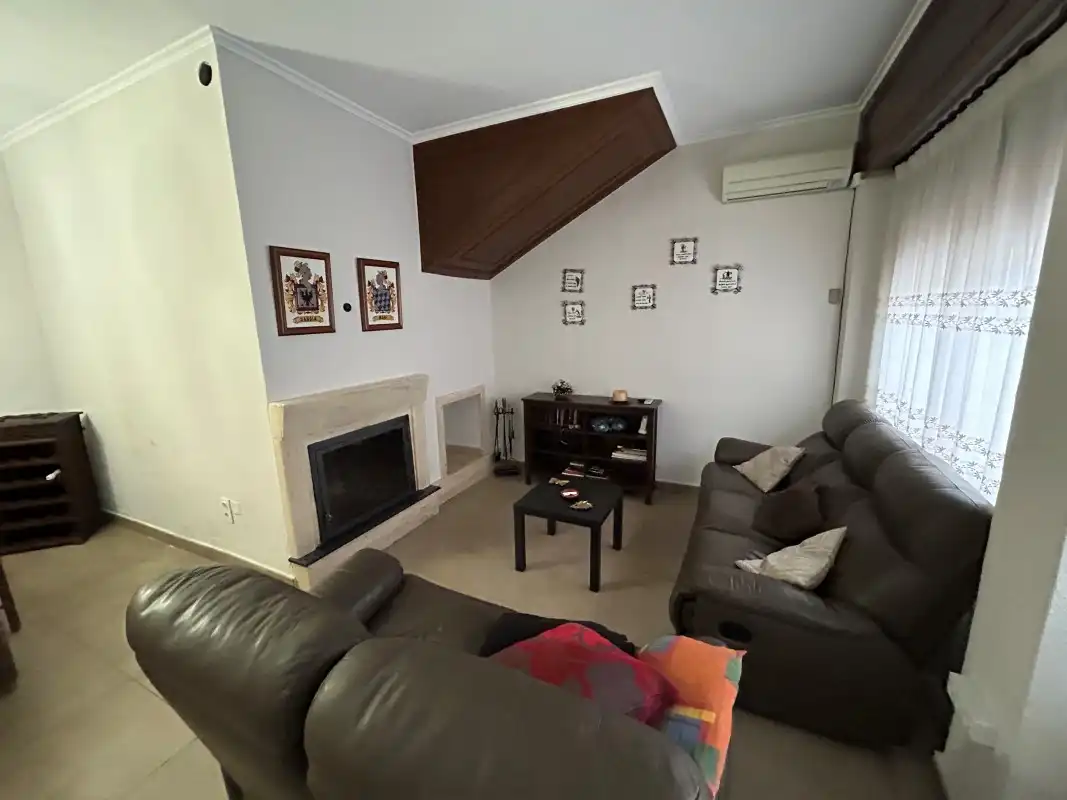 Living room of Houses for sale in L'Alqueria de la Comtessa  with Air Conditioner, Terrace and Furnished