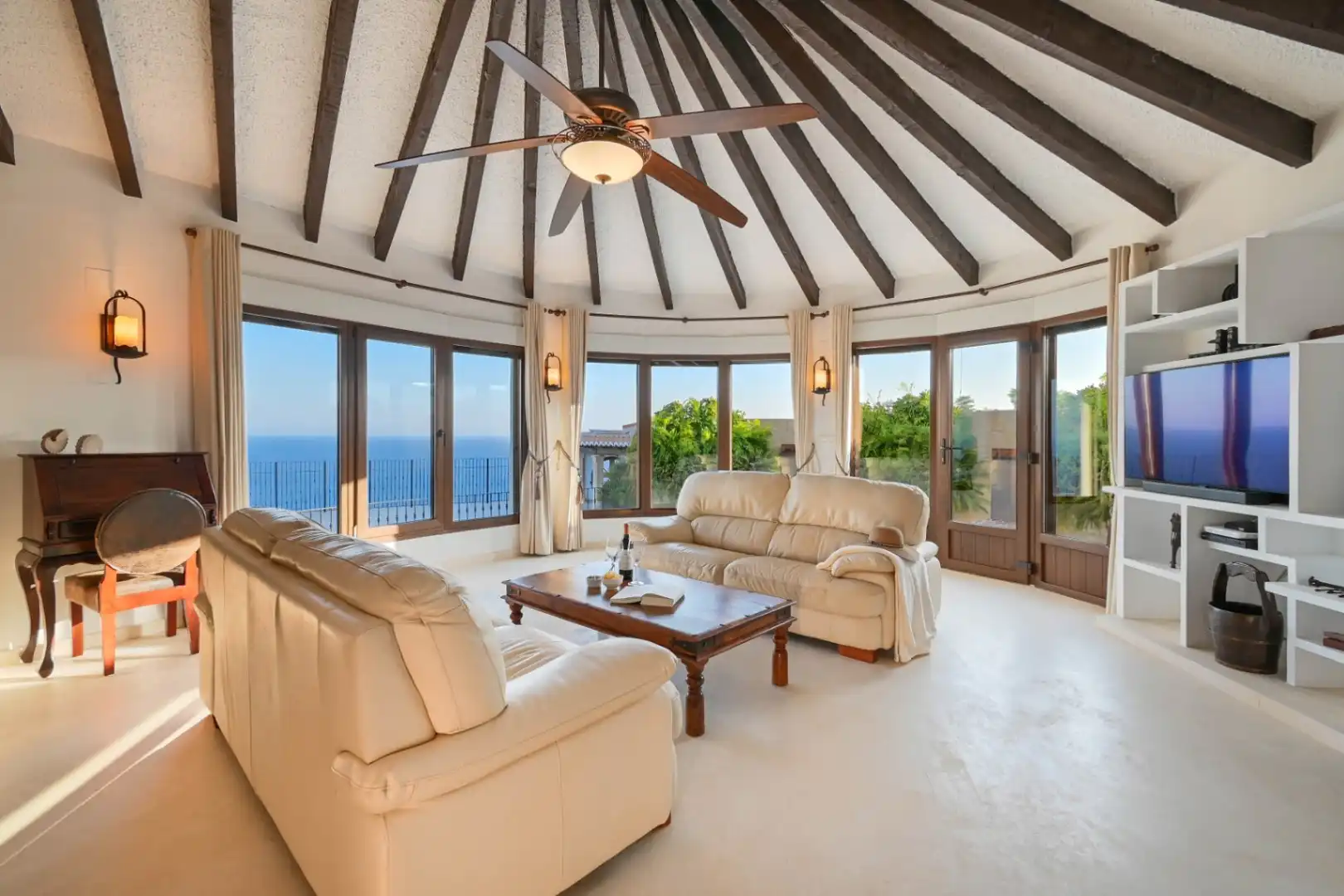 Sala de estar de Casa o chalet en venta en Jávea / Xàbia con Aire acondicionado, Terraza y Piscina