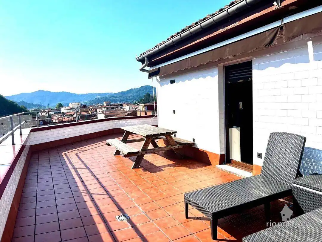 Terrasse von Dachboden zum Verkauf in Langreo mit Heizung, Terrasse und Abstellraum