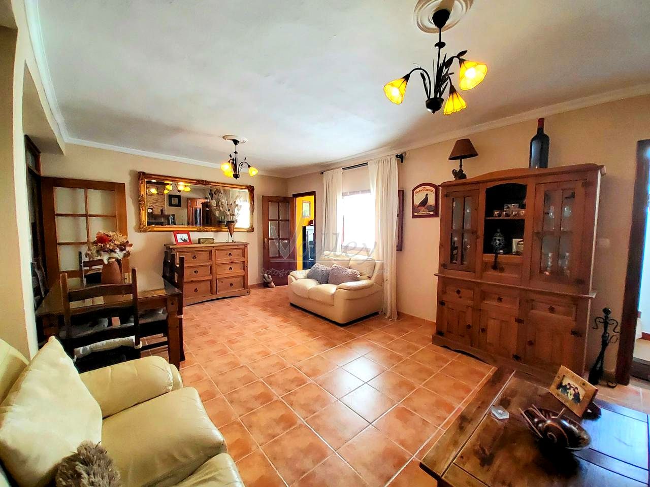 Sala d'estar de Casa o xalet en venda en San Roque amb Terrassa