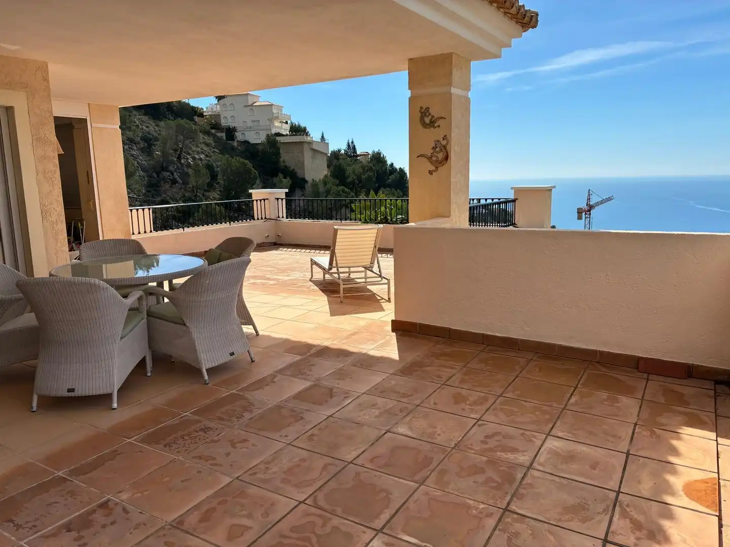 Terrasse von Dachboden zum Verkauf in Altea mit Klimaanlage, Heizung und Möbliert