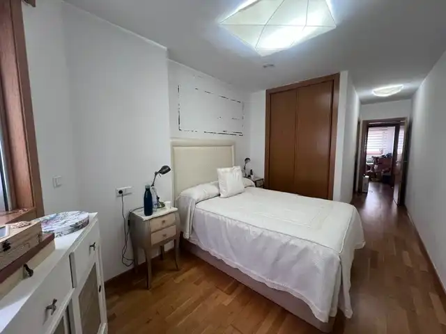 Bedroom of Flat for sale in A Coruña Capital   with Heating, Parquet flooring and Terrace