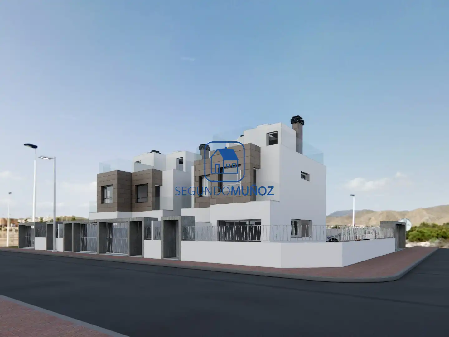 Vista exterior de Casa o chalet en venta en Mazarrón con Aire acondicionado, Terraza y Trastero