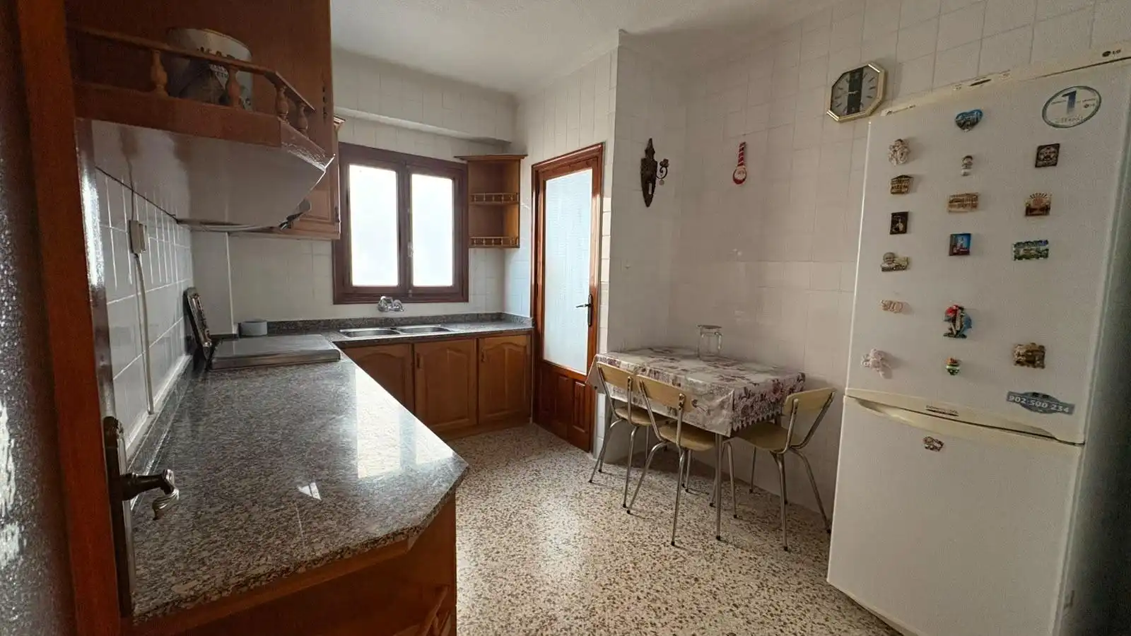 Küche von Wohnung zur Miete in Elda mit Klimaanlage, Möbliert und Balkon
