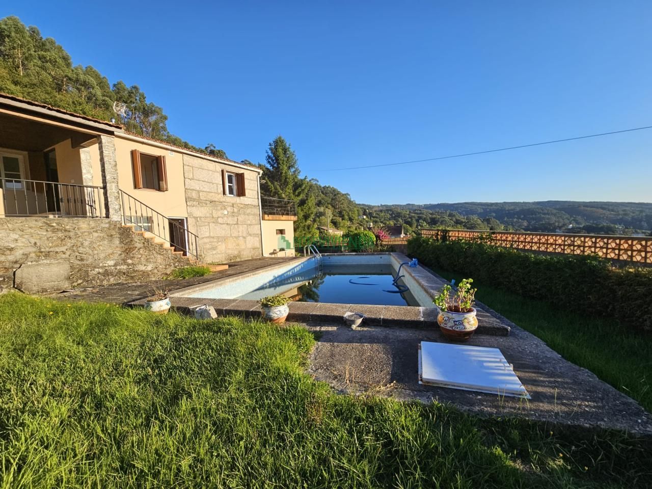 Swimming pool of House or chalet for sale in Covelo  with Heating, Private garden and Terrace