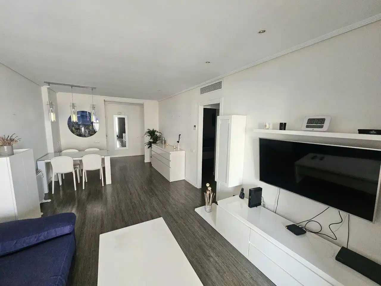 Wohnzimmer von Wohnungen zum Verkauf in Alboraya mit Klimaanlage, Privatgarten und Terrasse
