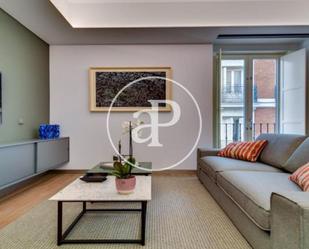 Living room of Duplex to rent in  Madrid Capital  with Air Conditioner, Heating and Furnished