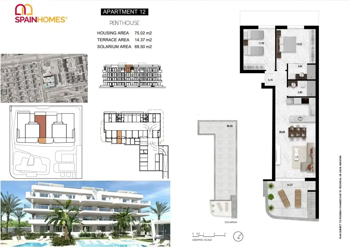 Apartament amb terrassa en venda a Orihuela Costa, imagen 47