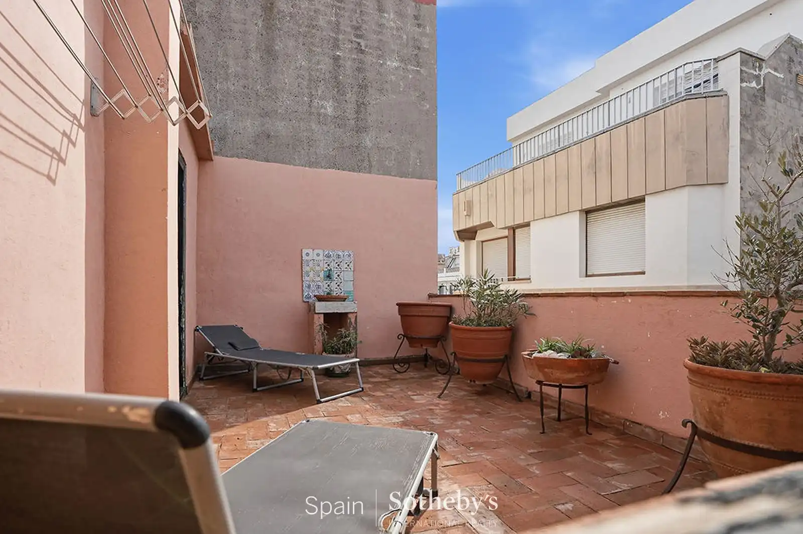 Terrasse von Einfamilien-Reihenhaus zum Verkauf in L'Escala mit Heizung, Terrasse und Abstellraum