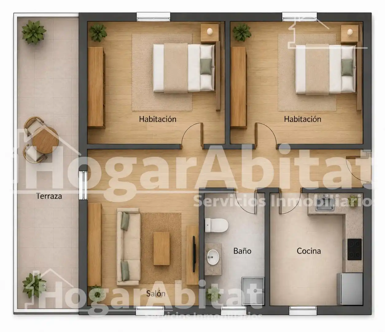 Piso en venta en Tavernes de la Valldigna con Terraza y Balcón