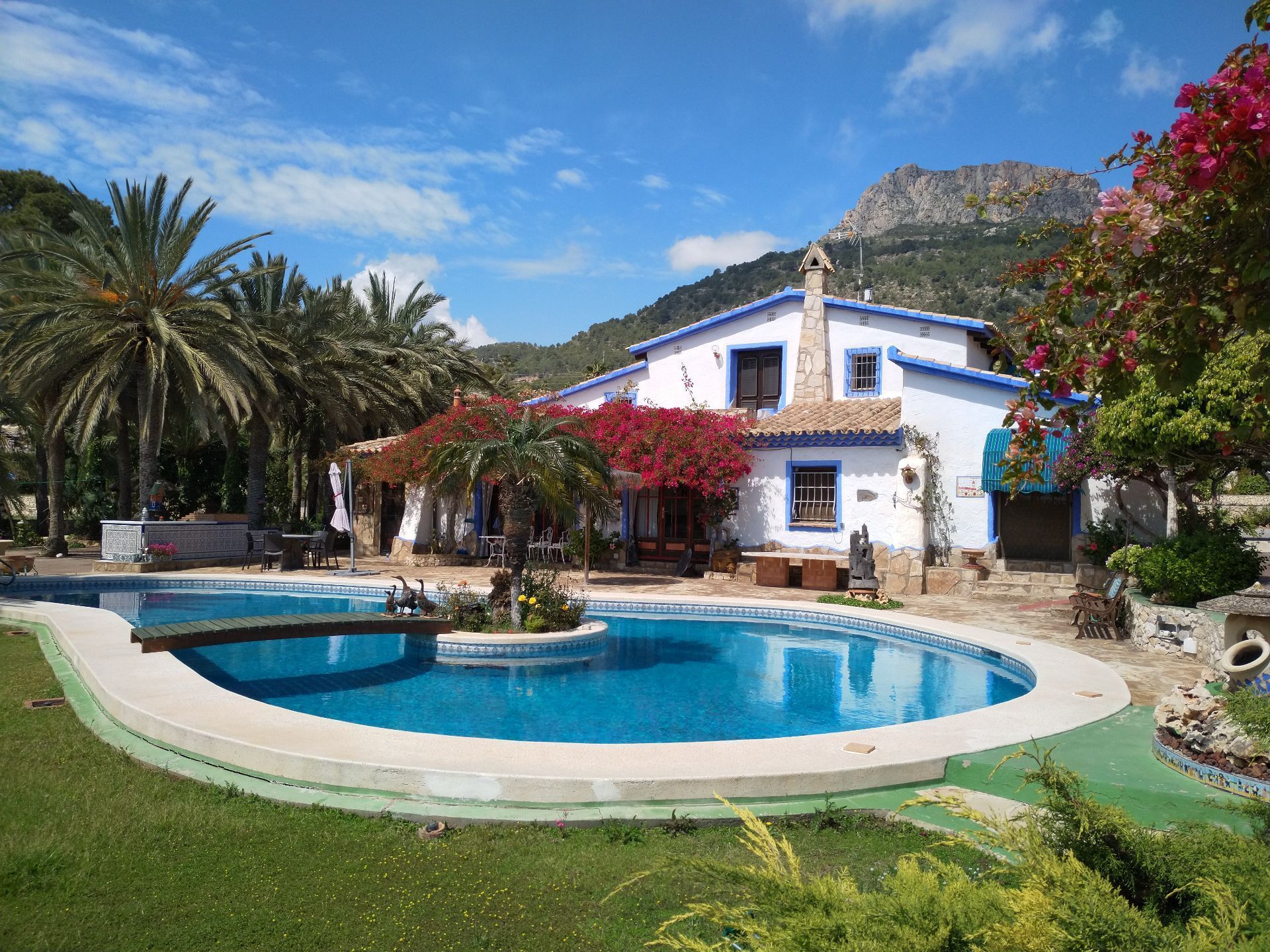 Jardí de Casa o xalet en venda en Calpe / Calp amb Aire condicionat, Jardí privat i Piscina