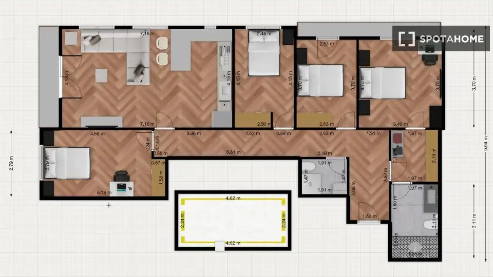 Flat for rent in Favara