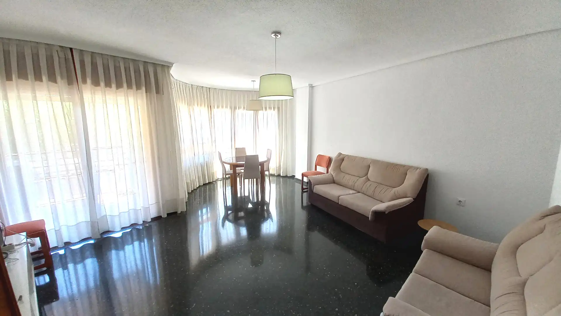 Living room of Flat for rent in Albacete  with Air Conditioner, Heating and Furnished