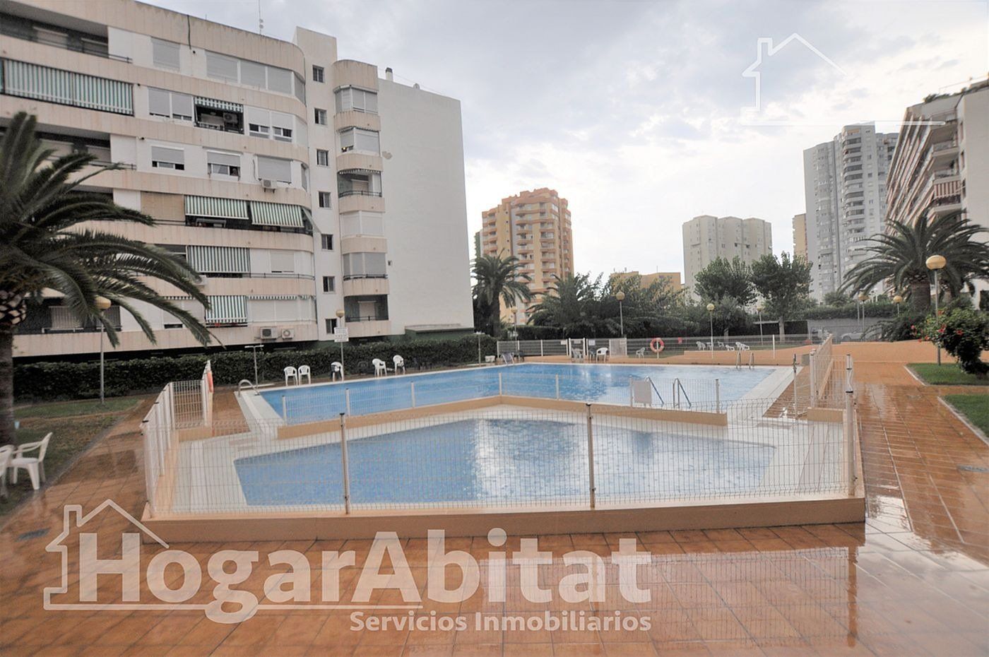 Swimming pool of Flat for sale in La Pobla de Farnals  with Air Conditioner, Heating and Private garden