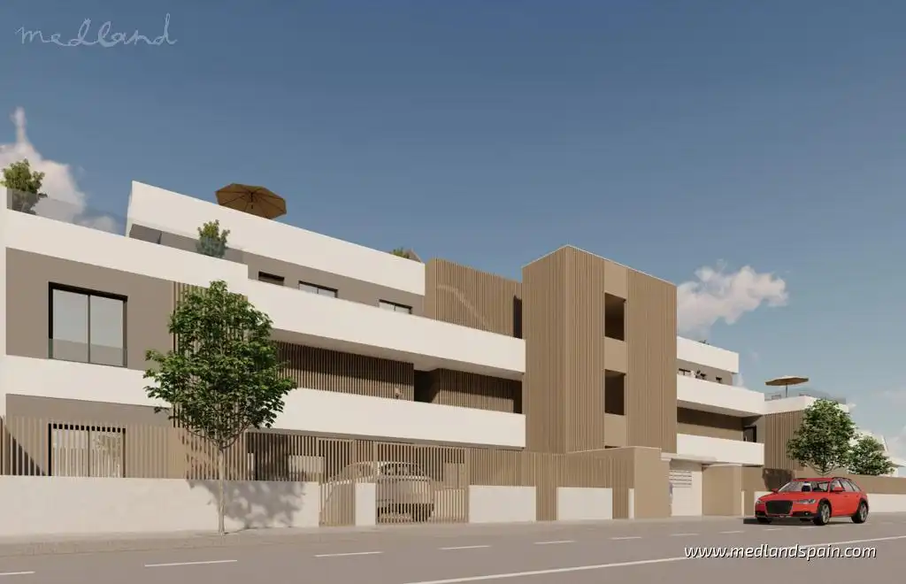 Vista exterior de Apartamento en venta en Pilar de la Horadada con Terraza y Piscina comunitaria