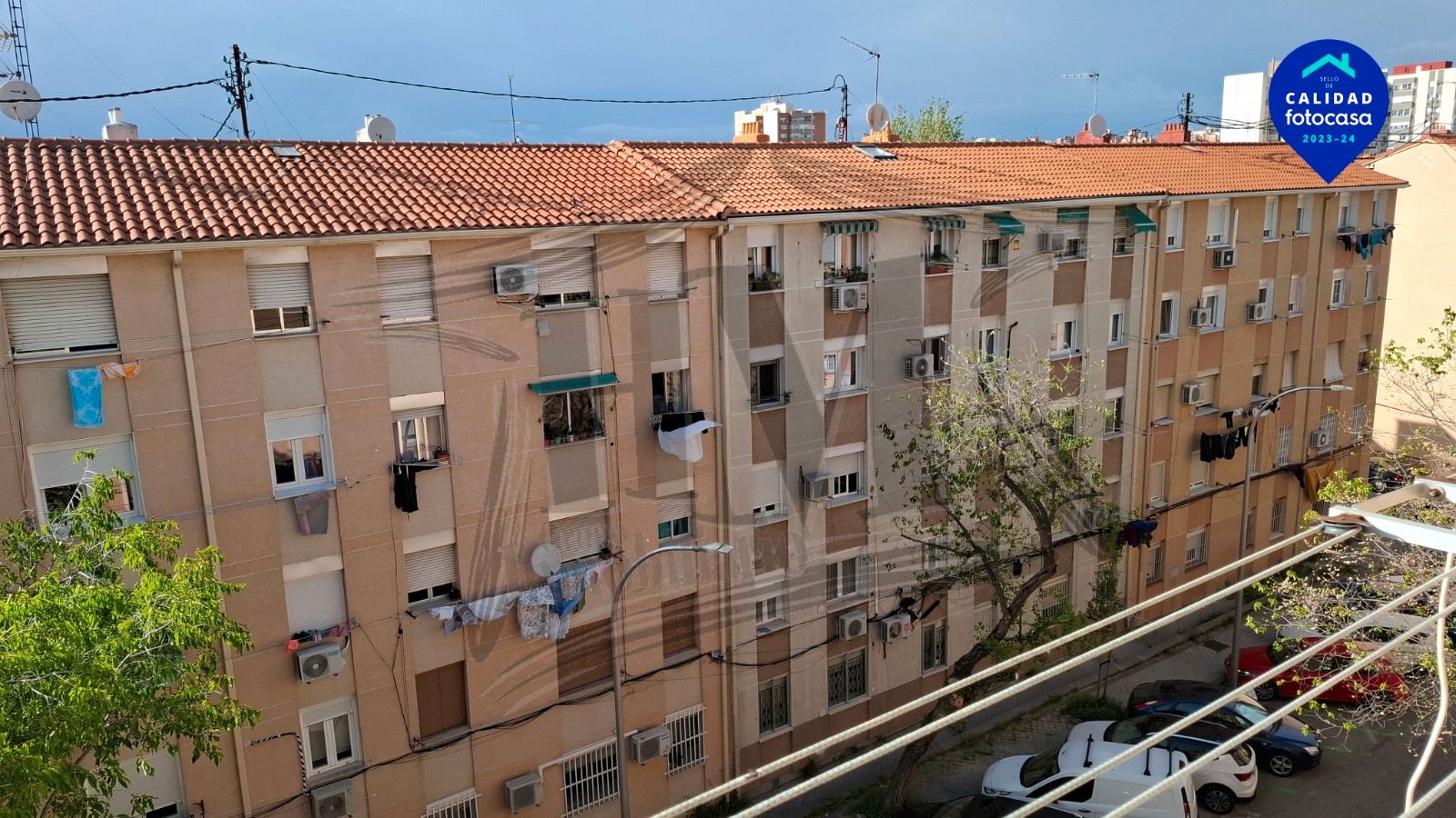 Vista exterior de Piso en venta en  Madrid Capital con Aire acondicionado, Calefacción y Parquet